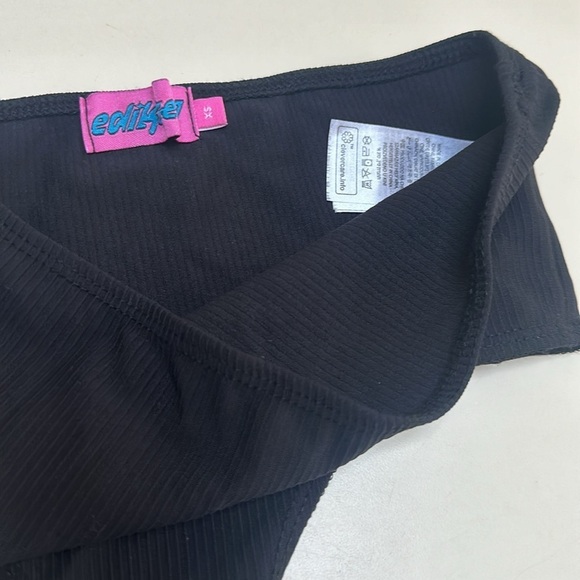 EDIKTED Vivie Cutout Rib Strapless Bodysuit XS - Picture 6 of 6